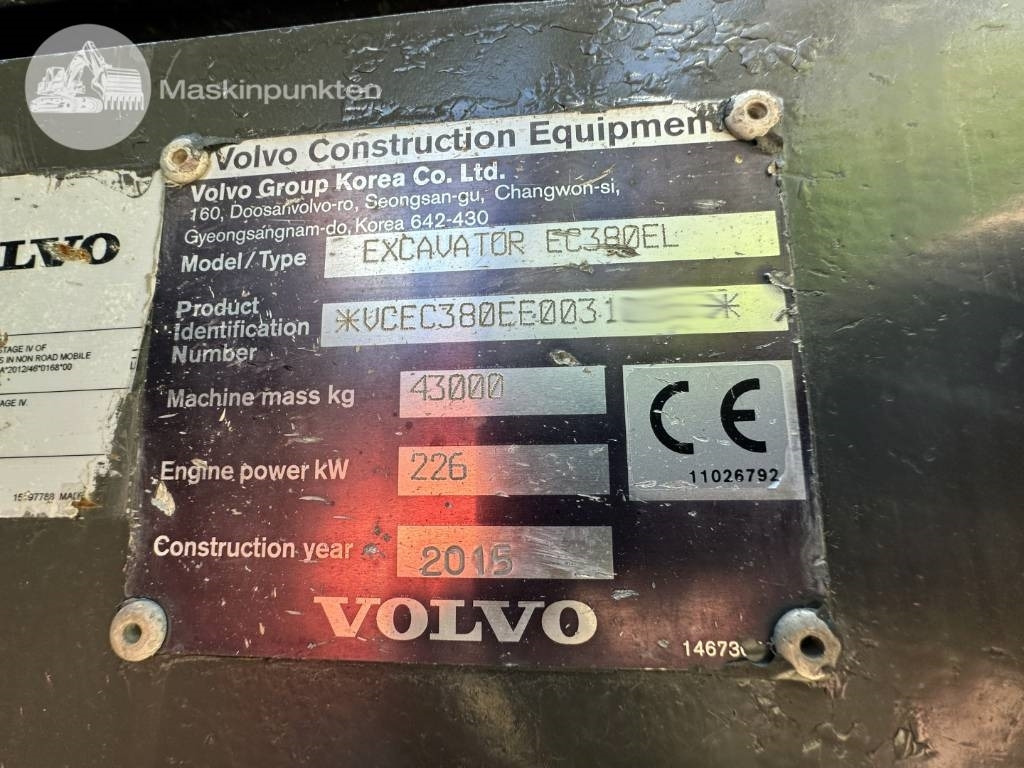 Crawler excavator Volvo EC 380 EL: picture 9