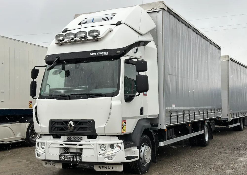 Renault D14 TAMDEM 101 m3 MANUAL KLIMATYZACJA POSTOJOWA - Curtain side truck: picture 1 Renault D14 TAMDEM 101 m3 MANUAL KLIMATYZACJA POSTOJOWA - Curtain side truck: picture 1