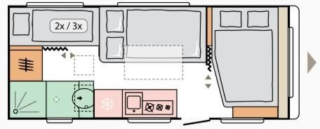 Adria Altea 60Y 552 PK*Fußboden-Temp*Eingangstür Fenst - Caravan: picture 5 Adria Altea 60Y 552 PK*Fußboden-Temp*Eingangstür Fenst - Caravan: picture 5
