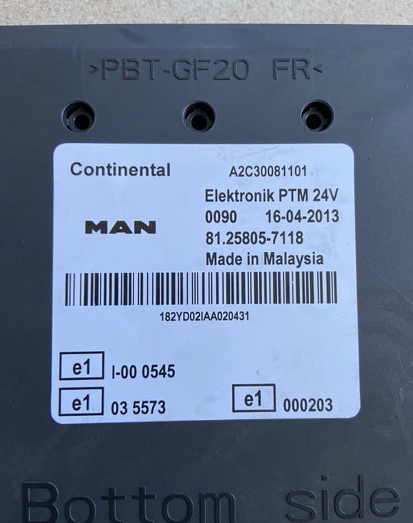 Sterownik PTM MAN TGX TGS euro 6 komputer - ECU for Truck: picture 2 Sterownik PTM MAN TGX TGS euro 6 komputer - ECU for Truck: picture 2
