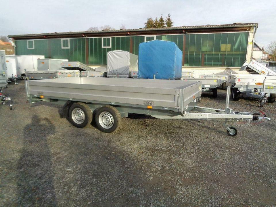 Böckmann HL-AL 4121/27 ECO PKW-Anhänger, 2,7to. Hochlader - Dropside/ Flatbed trailer: picture 2 Böckmann HL-AL 4121/27 ECO PKW-Anhänger, 2,7to. Hochlader - Dropside/ Flatbed trailer: picture 2