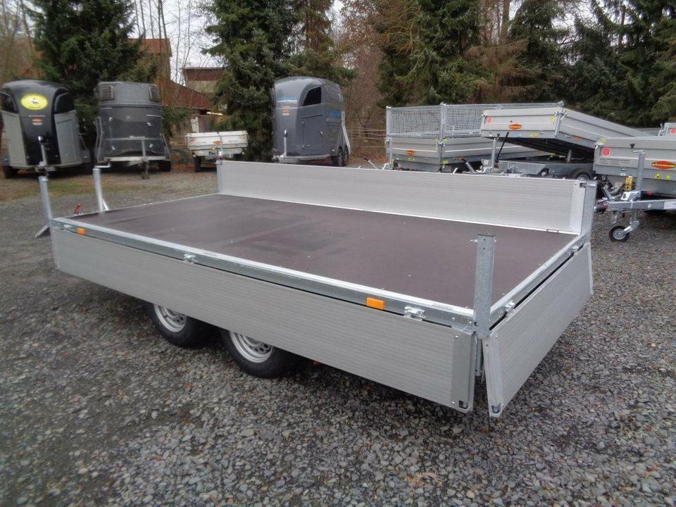 Dropside/ Flatbed trailer Böckmann PKW-Anhänger , 2,0 to. Hochlader, 100 km/h: picture 8