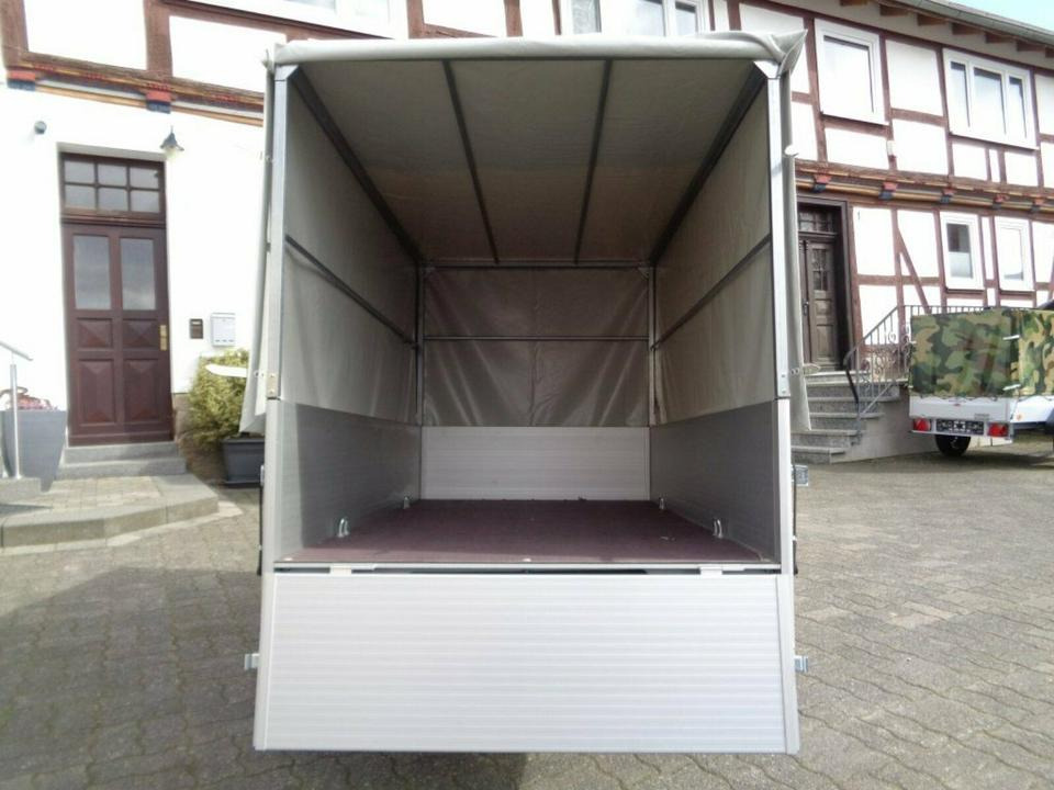 Car trailer Pkw Anhänger, 750 kg, Alu Plane und Spriegel 100 km/h: picture 12