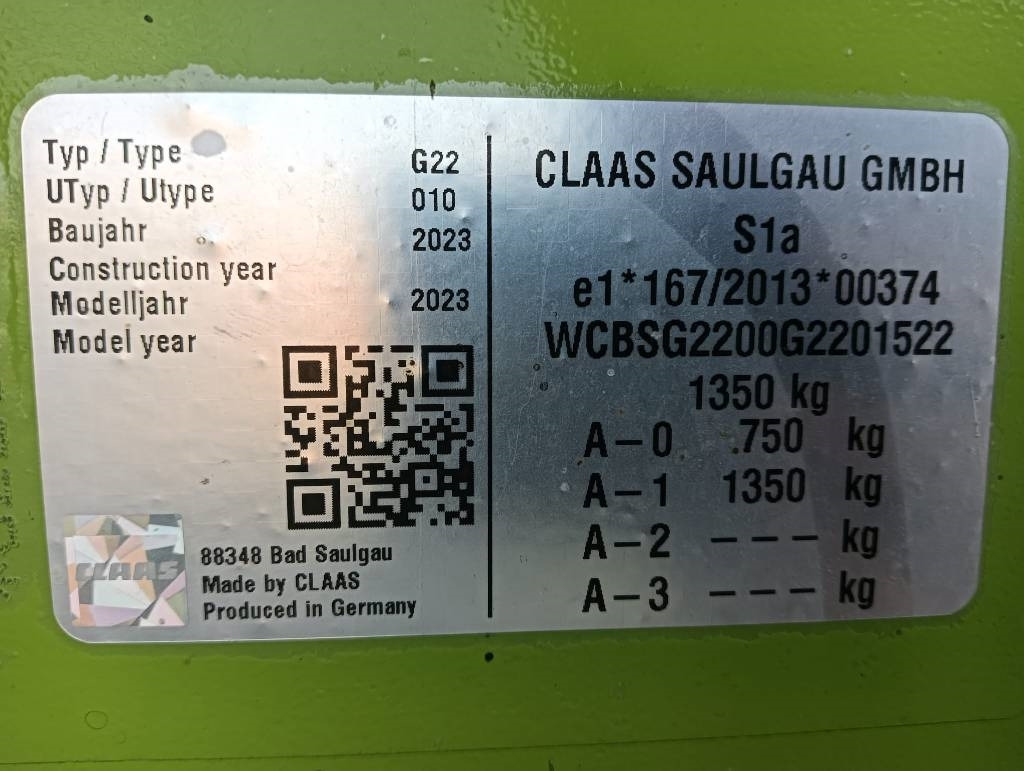 Claas LINER 2600 TREND - Tedder/ Rake: picture 3 Claas LINER 2600 TREND - Tedder/ Rake: picture 3