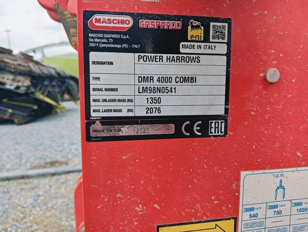 Maschio DMR 4000 - Harrow: picture 3 Maschio DMR 4000 - Harrow: picture 3