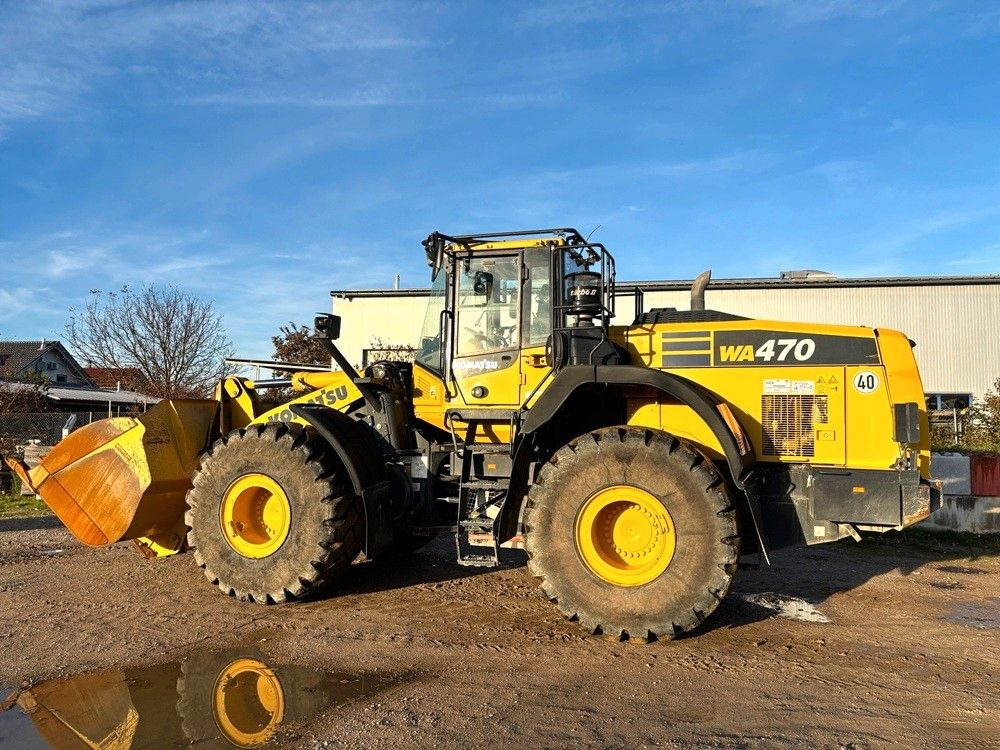 Komatsu WA470-8E0 Joystick-Lenkung ECSS - Wheel loader: picture 1 Komatsu WA470-8E0 Joystick-Lenkung ECSS - Wheel loader: picture 1