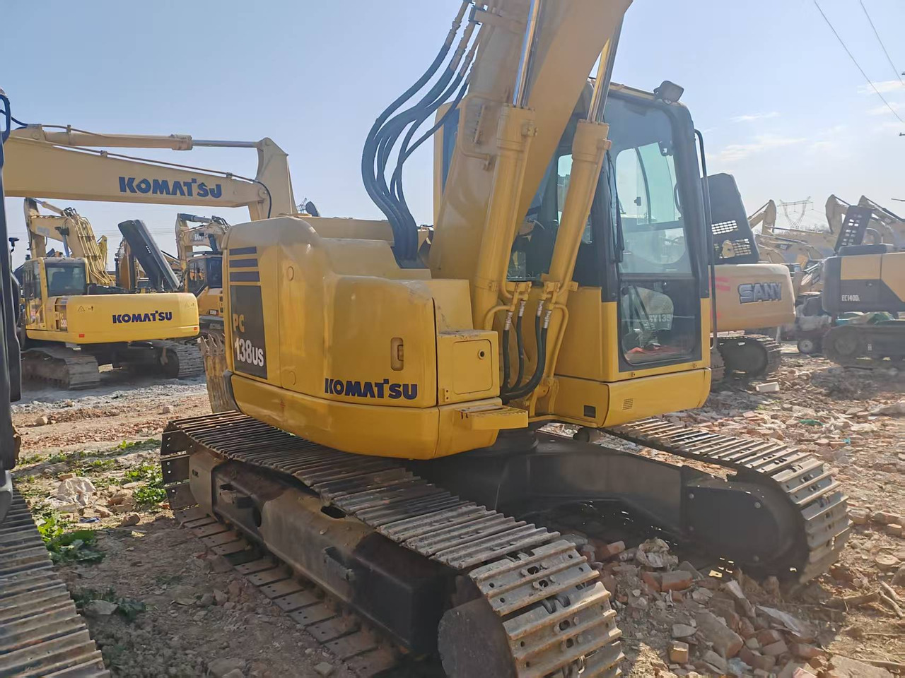 KOMATSU PC138US-8 - Crawler excavator: picture 4 KOMATSU PC138US-8 - Crawler excavator: picture 4