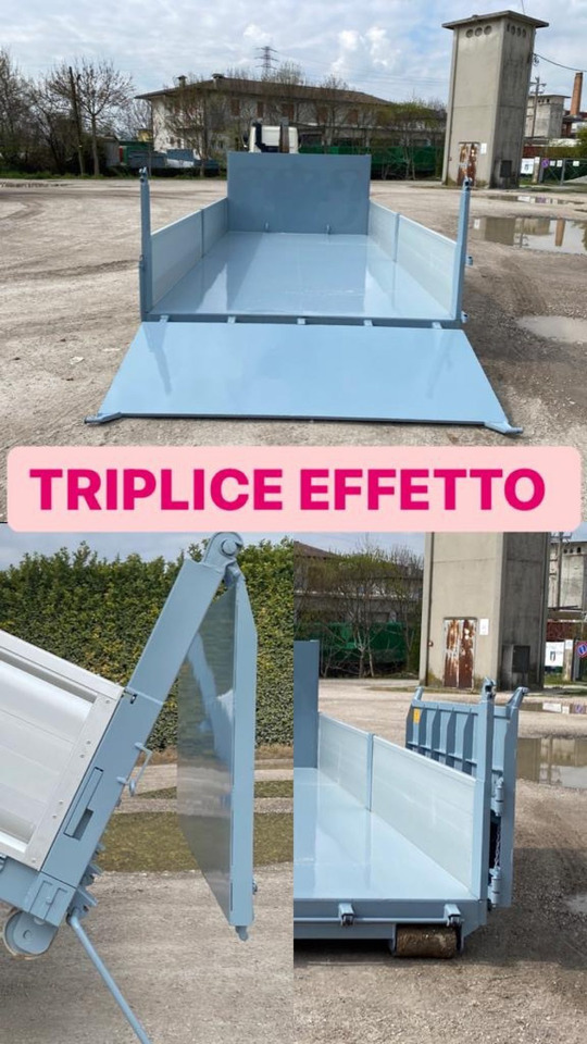 CONTAINER NUOVO A PIANALE CON PIANTONI RIMOVIBILI - Roll-off container: picture 2 CONTAINER NUOVO A PIANALE CON PIANTONI RIMOVIBILI - Roll-off container: picture 2