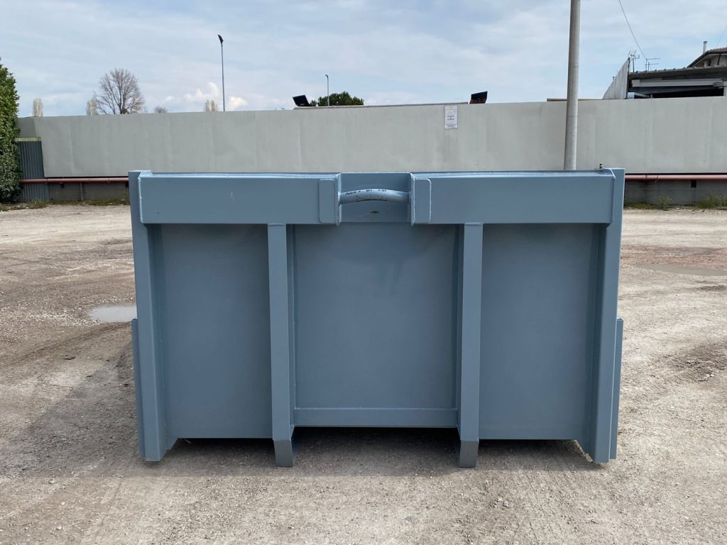 CONTAINER NUOVO A PIANALE CON PIANTONI RIMOVIBILI - Roll-off container: picture 4 CONTAINER NUOVO A PIANALE CON PIANTONI RIMOVIBILI - Roll-off container: picture 4