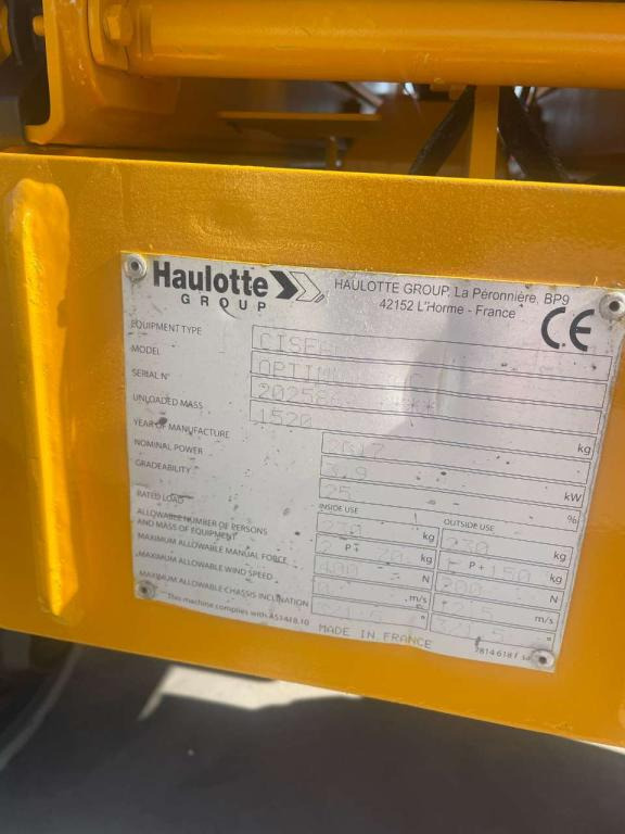 Haulotte OPTIMUM 8AC leasing Haulotte OPTIMUM 8AC: picture 9
