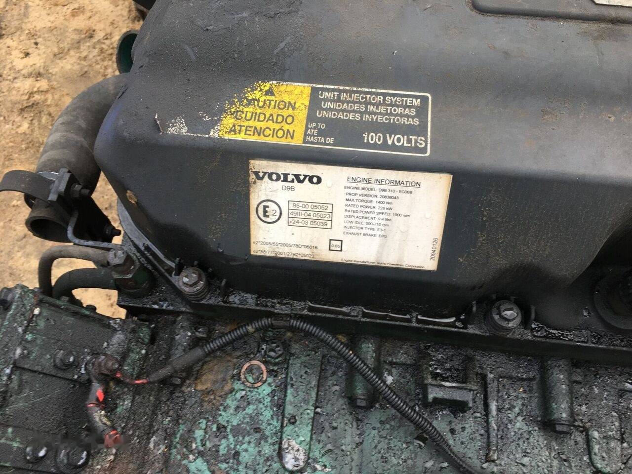 Volvo D9B 310 ECO68 Volvo PENTA, FM - Engine for Bus: picture 1 Volvo D9B 310 ECO68 Volvo PENTA, FM - Engine for Bus: picture 1
