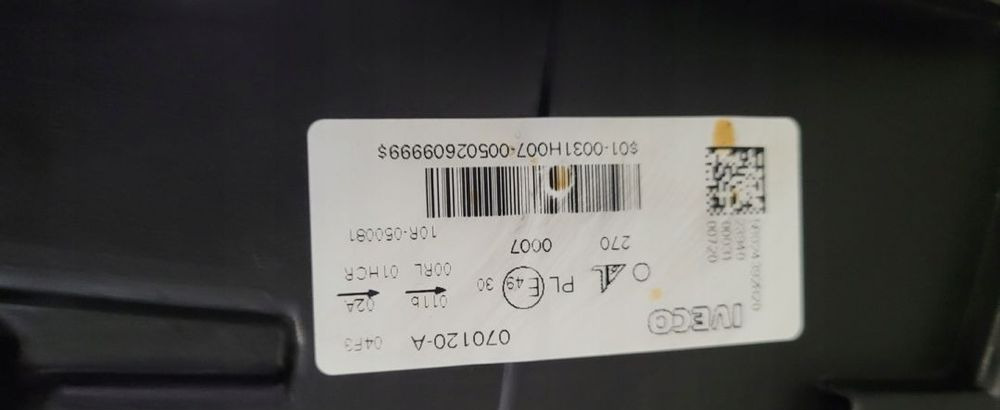 New Headlight for Truck LAMPY IVECO S WAY KOMPLET ORYGINAŁ: picture 6