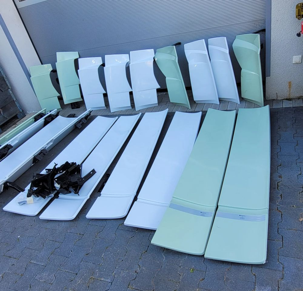 SPOJLER ZAKABINOWY MERCEDES ACTROS MP5 ORYGINAŁ A9637901644 A9607908065 CHWALIM116 - Aerodynamics/ Spoiler for Truck: picture 3 SPOJLER ZAKABINOWY MERCEDES ACTROS MP5 ORYGINAŁ A9637901644 A9607908065 CHWALIM116 - Aerodynamics/ Spoiler for Truck: picture 3