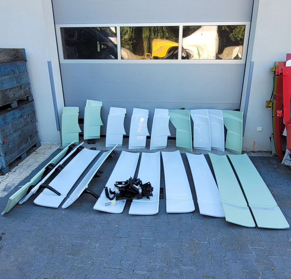 SPOJLER ZAKABINOWY MERCEDES ACTROS MP5 ORYGINAŁ A9637901644 A9607908065 CHWALIM116 - Aerodynamics/ Spoiler for Truck: picture 1 SPOJLER ZAKABINOWY MERCEDES ACTROS MP5 ORYGINAŁ A9637901644 A9607908065 CHWALIM116 - Aerodynamics/ Spoiler for Truck: picture 1