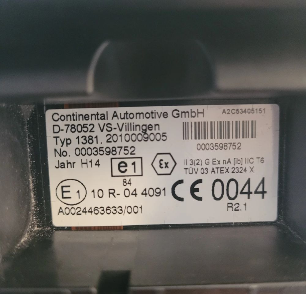 TACHOGRAF MERCEDES ACTROS A0024463633 R.2.1 - Tachograph for Truck: picture 3 TACHOGRAF MERCEDES ACTROS A0024463633 R.2.1 - Tachograph for Truck: picture 3
