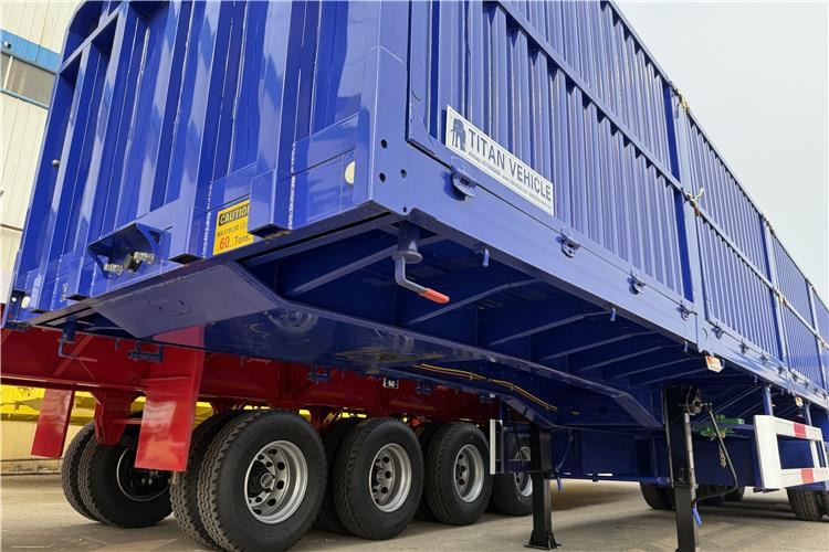 TITAN 1800mm High Side Wall Trailer with 80 Ton Capacity In Congo - Dropside/ Flatbed semi-trailer: picture 4 TITAN 1800mm High Side Wall Trailer with 80 Ton Capacity In Congo - Dropside/ Flatbed semi-trailer: picture 4