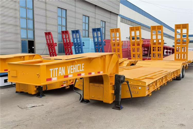TITAN 2 Axle 50 Ton Low Bed Trailer for Sale In Nigeria Lagos - Low loader semi-trailer: picture 1 TITAN 2 Axle 50 Ton Low Bed Trailer for Sale In Nigeria Lagos - Low loader semi-trailer: picture 1