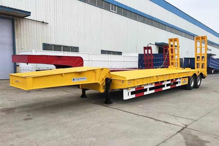 TITAN 2 Axle Low Bed Trailer for Sale in Guyana - Low loader semi-trailer: picture 1 TITAN 2 Axle Low Bed Trailer for Sale in Guyana - Low loader semi-trailer: picture 1