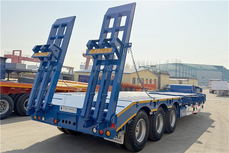 TITAN 3 Axle 80 Ton Low Bed Trailer Price for Sale In Nigeria - Low loader semi-trailer: picture 5 TITAN 3 Axle 80 Ton Low Bed Trailer Price for Sale In Nigeria - Low loader semi-trailer: picture 5