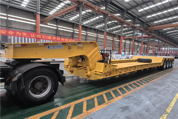 TITAN 4 Axle 100 Ton Removable Gooseneck Trailer for Sale in PNG - Low loader semi-trailer: picture 1 TITAN 4 Axle 100 Ton Removable Gooseneck Trailer for Sale in PNG - Low loader semi-trailer: picture 1
