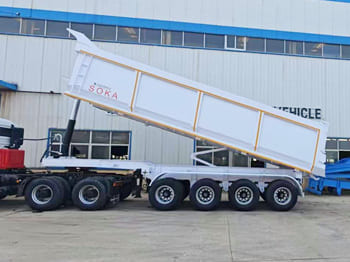TITAN 4 Axle Container Hydraulic Dump Trailer for Sale in Zambia - Tipper semi-trailer: picture 2 TITAN 4 Axle Container Hydraulic Dump Trailer for Sale in Zambia - Tipper semi-trailer: picture 2