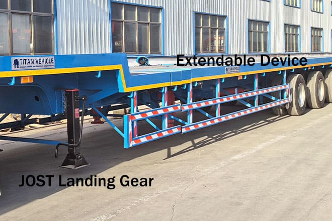 TITAN 6 Axle Extendable Trailer for Sale in Chile - Low loader semi-trailer: picture 3 TITAN 6 Axle Extendable Trailer for Sale in Chile - Low loader semi-trailer: picture 3
