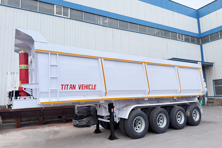 TITAN End Dump Trailer for Sale in Kenya - Tipper semi-trailer: picture 1 TITAN End Dump Trailer for Sale in Kenya - Tipper semi-trailer: picture 1