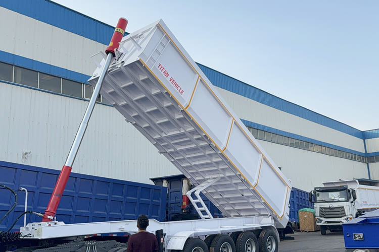 TITAN End Dump Trailer for Sale in Kenya - Tipper semi-trailer: picture 2 TITAN End Dump Trailer for Sale in Kenya - Tipper semi-trailer: picture 2