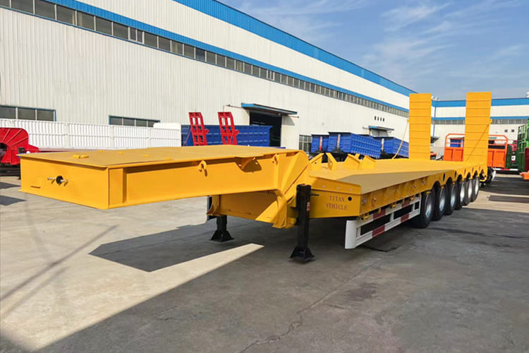 TITAN Hydraulic Low Bed Trailer for Sale in Kenya - Low loader semi-trailer: picture 1 TITAN Hydraulic Low Bed Trailer for Sale in Kenya - Low loader semi-trailer: picture 1