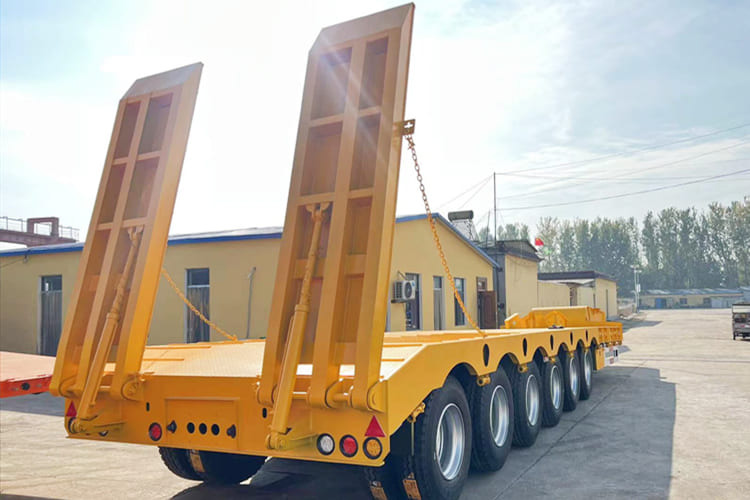 TITAN Hydraulic Low Bed Trailer for Sale in Kenya - Low loader semi-trailer: picture 3 TITAN Hydraulic Low Bed Trailer for Sale in Kenya - Low loader semi-trailer: picture 3