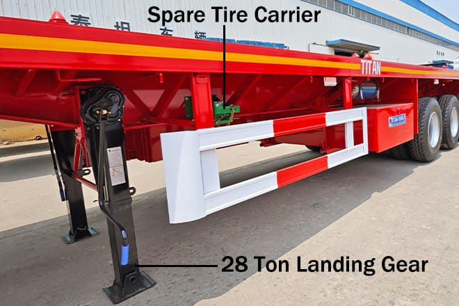 TITAN Tri Axle Flatbed Trailer for Sale Near Me in Nigeria - Dropside/ Flatbed semi-trailer: picture 4 TITAN Tri Axle Flatbed Trailer for Sale Near Me in Nigeria - Dropside/ Flatbed semi-trailer: picture 4