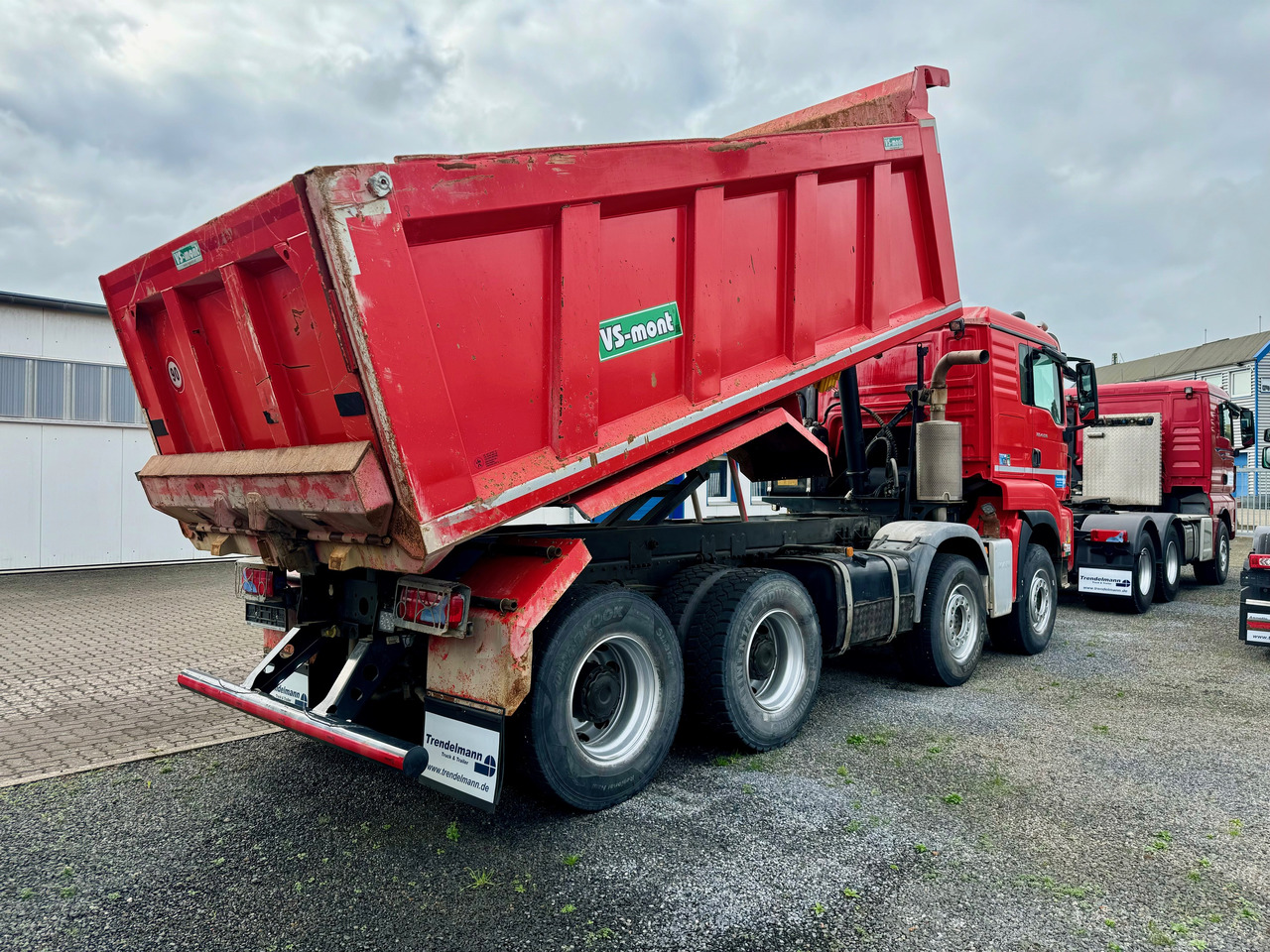 Tipper MAN TGS 41.510 EZ 05.2021 8x4 Kipper 18 qm Hinterkipper Hardox Steel: picture 16