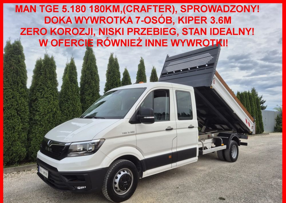 MAN MAN TGE 5.180 180KM - Tipper van: picture 2 MAN MAN TGE 5.180 180KM - Tipper van: picture 2