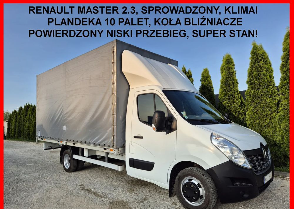 Renault Master 2.3 Plandeka 10 palet Bliźniaki - Open body delivery van: picture 1 Renault Master 2.3 Plandeka 10 palet Bliźniaki - Open body delivery van: picture 1