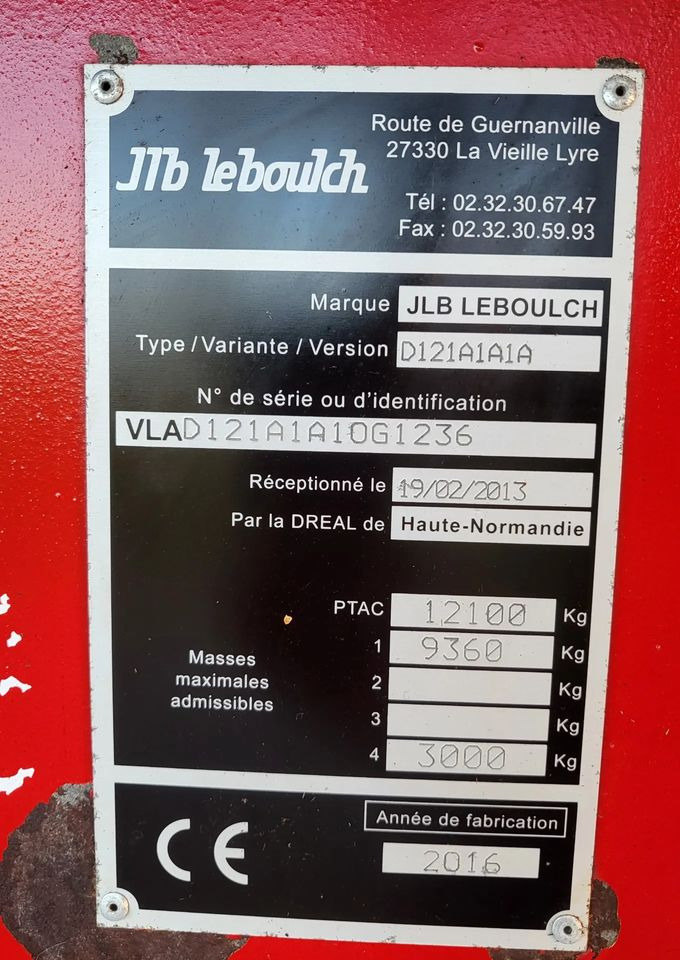 Leboulch HVS 51S12 - Manure spreader: picture 5 Leboulch HVS 51S12 - Manure spreader: picture 5