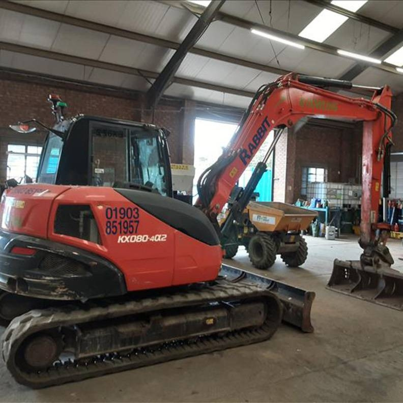 Kubota KX080-4a2 - Mini excavator: picture 1 Kubota KX080-4a2 - Mini excavator: picture 1