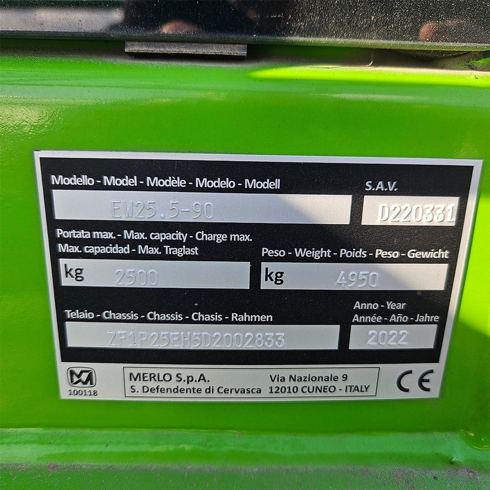 Merlo EW25.5 - Telescopic handler: picture 4 Merlo EW25.5 - Telescopic handler: picture 4