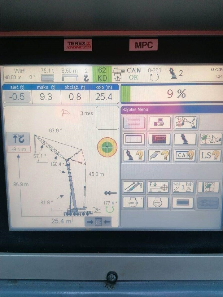 All terrain crane Demag Terex AC350-6 + Luffing jib + SL: picture 16
