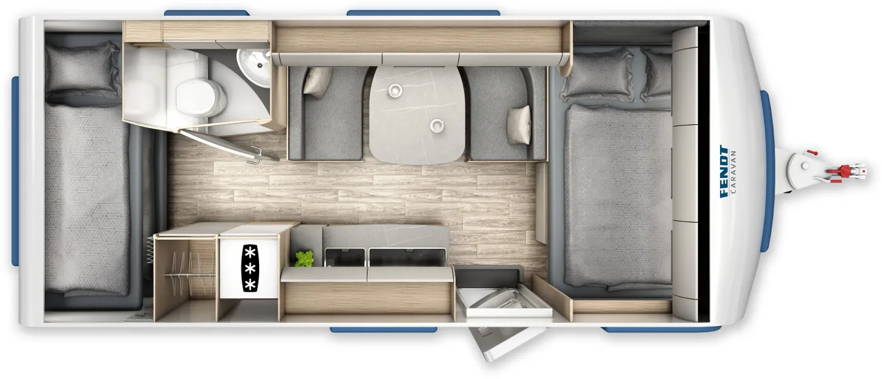 Fendt Bianco Activ 515 SKF GFK, Shower- + Safety-Paket - Caravan: picture 2 Fendt Bianco Activ 515 SKF GFK, Shower- + Safety-Paket - Caravan: picture 2