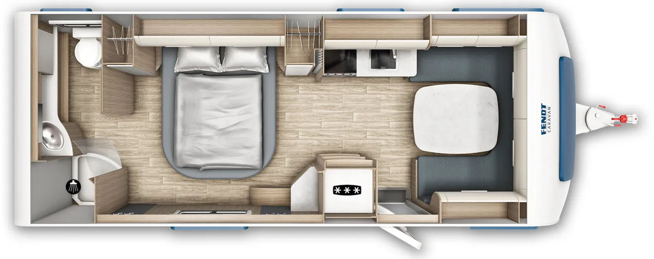 Fendt Tendenza 650 SFD Safety-, Batteri. Fußbodentem - Caravan: picture 2 Fendt Tendenza 650 SFD Safety-, Batteri. Fußbodentem - Caravan: picture 2