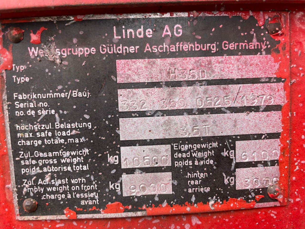 Linde 4 tone - Diesel forklift: picture 2 Linde 4 tone - Diesel forklift: picture 2