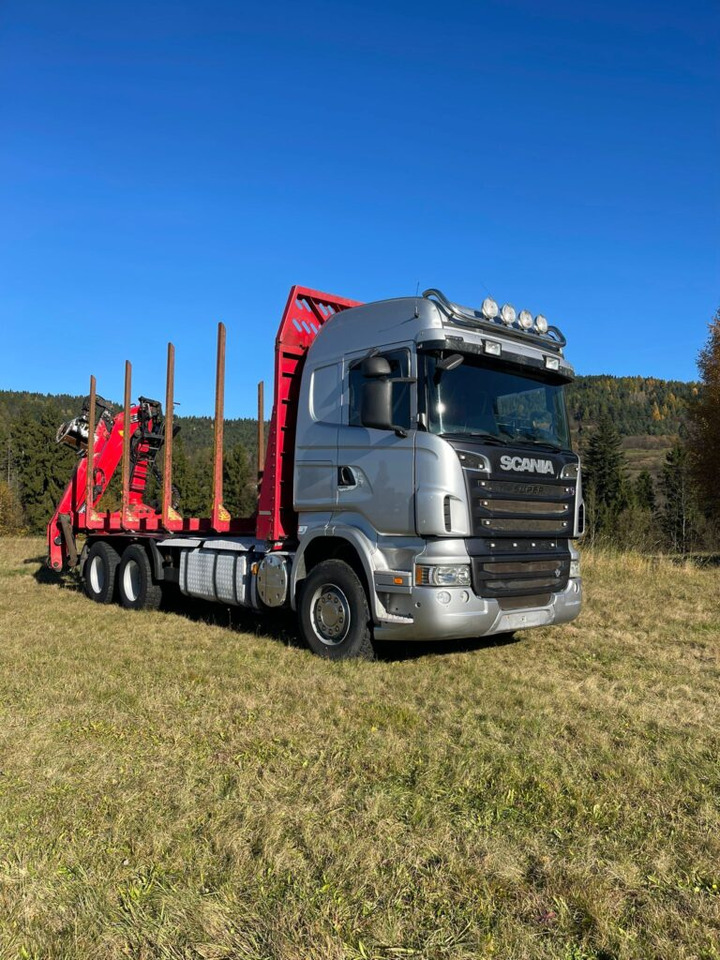 SCANIA R560 - Logging truck, Crane truck: picture 1 SCANIA R560 - Logging truck, Crane truck: picture 1