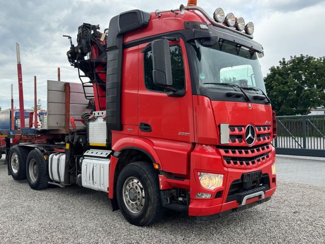 Mercedes-Benz 2651*6x2/4x4*HAD*PALFINGER-KRAN*KOMPLETTZUG*LENK - Tractor truck, Log semi-trailer: picture 4 Mercedes-Benz 2651*6x2/4x4*HAD*PALFINGER-KRAN*KOMPLETTZUG*LENK - Tractor truck, Log semi-trailer: picture 4