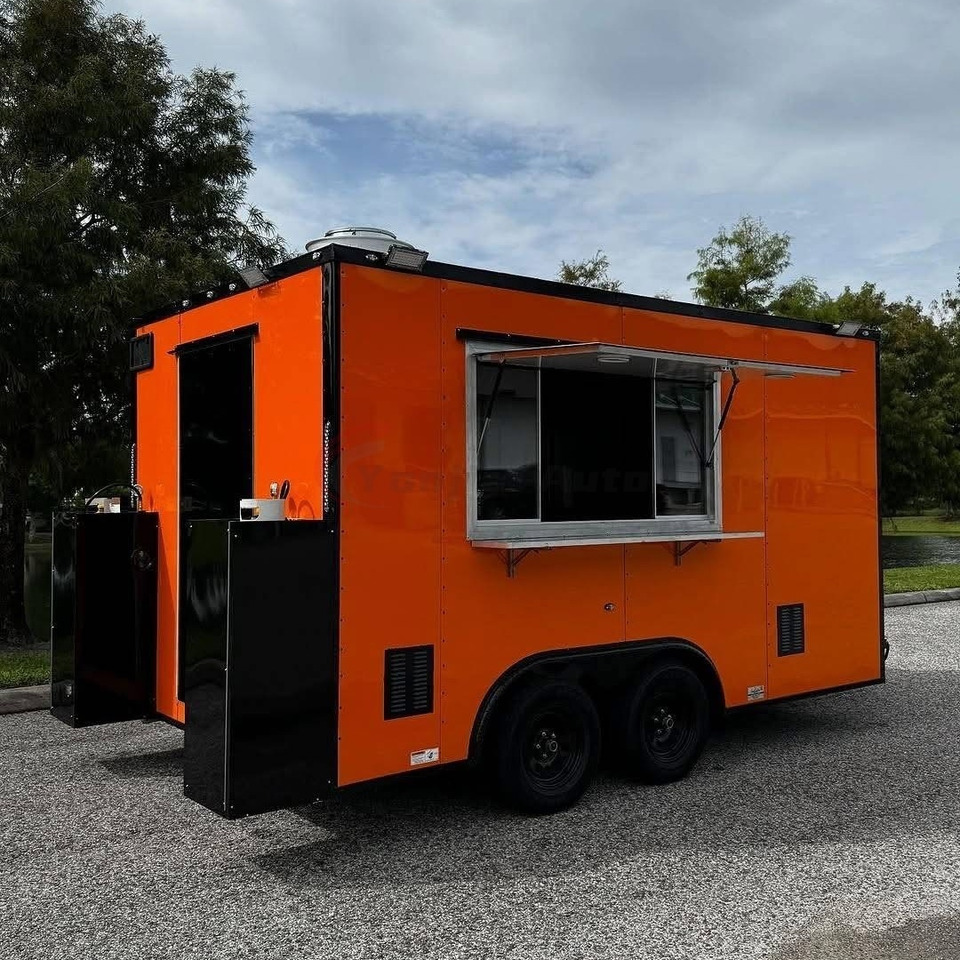 Mobile Food Truck and Trailer | Square Fast Food Van with Kitchen Equipment | CE - Vending trailer: picture 2 Mobile Food Truck and Trailer | Square Fast Food Van with Kitchen Equipment | CE - Vending trailer: picture 2