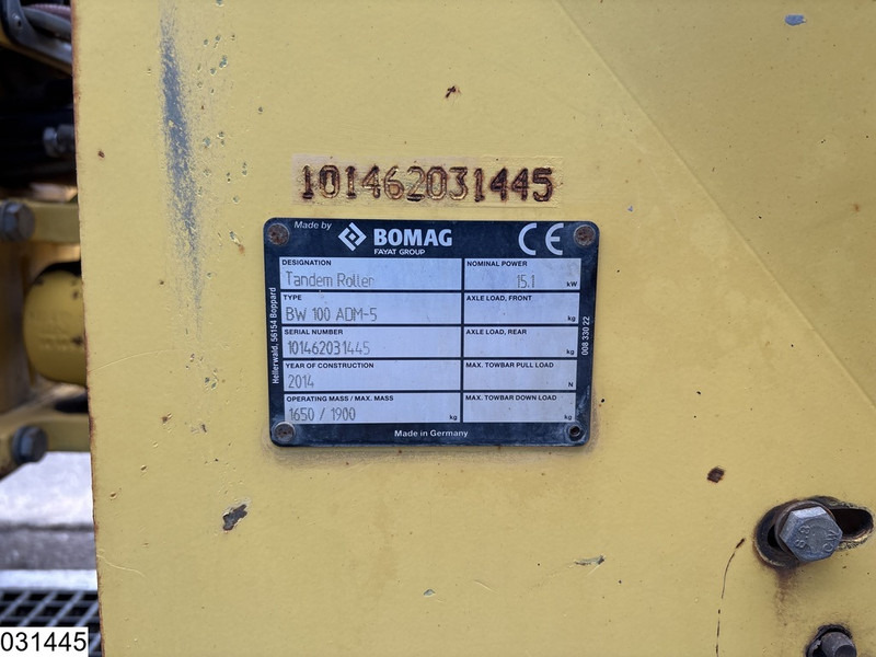 Bomag BW 100ADM-5 15,1KW, 1613h - Roller: picture 5 Bomag BW 100ADM-5 15,1KW, 1613h - Roller: picture 5