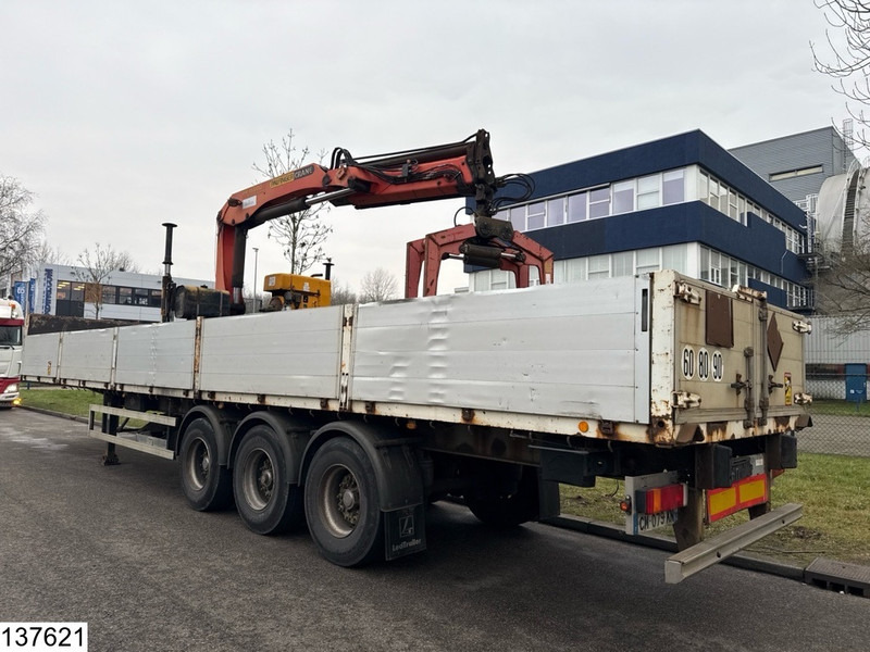 Dropside/ Flatbed semi-trailer Lecitrailer open laadbak Palfinger PK15500, Remote: picture 7 Dropside/ Flatbed semi-trailer Lecitrailer open laadbak Palfinger PK15500, Remote: picture 7