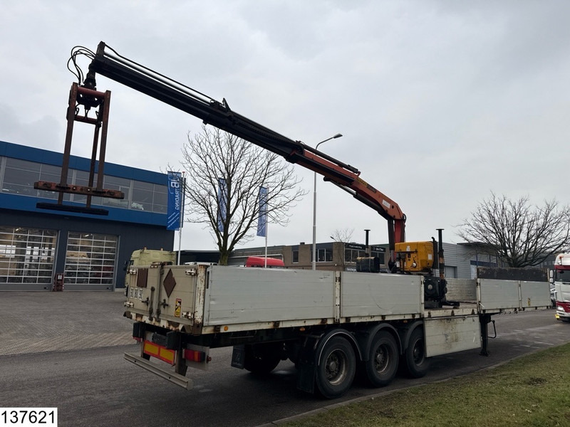 Dropside/ Flatbed semi-trailer Lecitrailer open laadbak Palfinger PK15500, Remote: picture 11 Dropside/ Flatbed semi-trailer Lecitrailer open laadbak Palfinger PK15500, Remote: picture 11