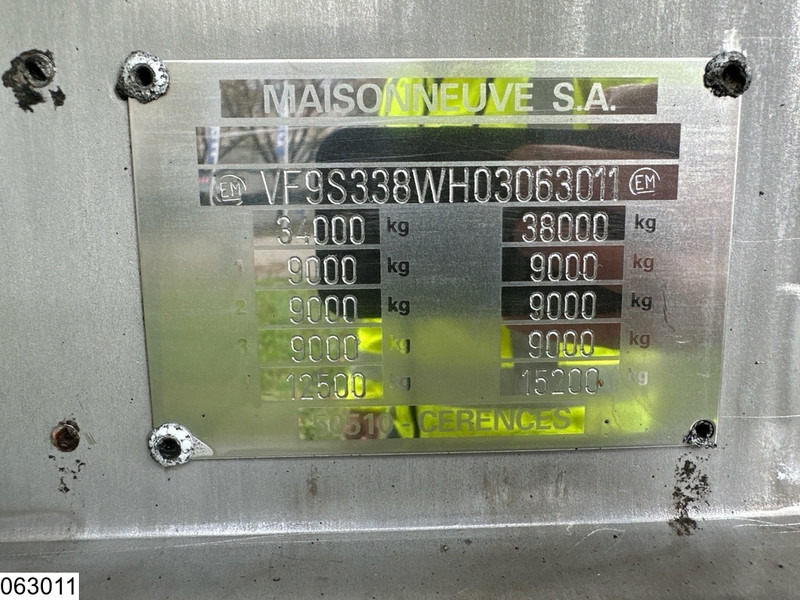 MAISONNEUVE Food 26,000 litres, 1 compartment - Tanker semi-trailer: picture 4 MAISONNEUVE Food 26,000 litres, 1 compartment - Tanker semi-trailer: picture 4