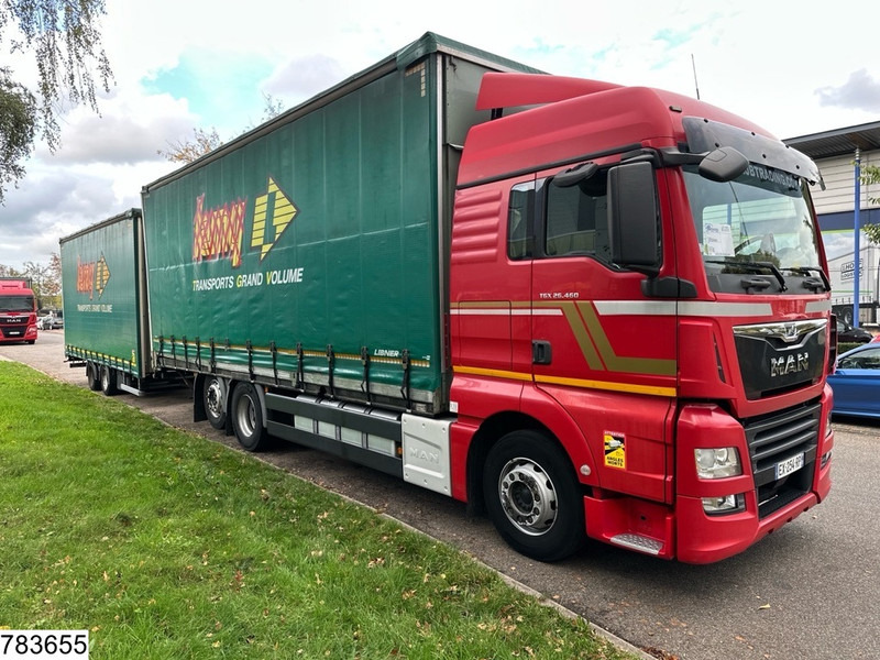 MAN TGX 26 460 6x2, EURO 6, Combi, Retarder, Lifitng roof - Curtain side truck: picture 3 MAN TGX 26 460 6x2, EURO 6, Combi, Retarder, Lifitng roof - Curtain side truck: picture 3