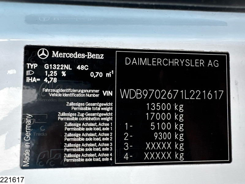 Refrigerator truck Mercedes-Benz Atego 1322 EURO5, Manual, Dhollandia, Chereau: picture 7